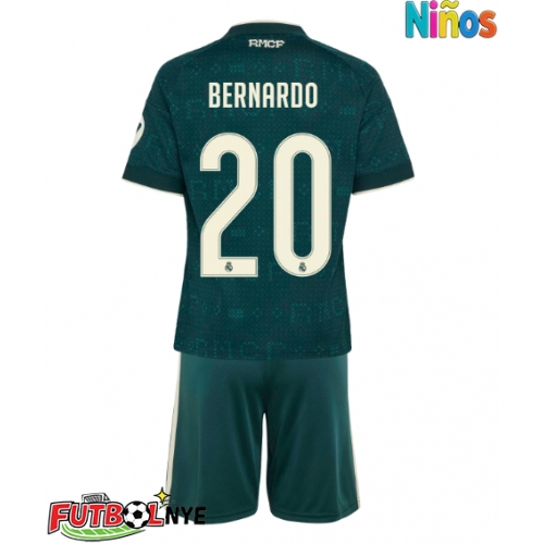 Camiseta Real Madrid Bernardo Silva #20 Visitante Equipación para niños 2026-27 manga corta (+ pantalones cortos)